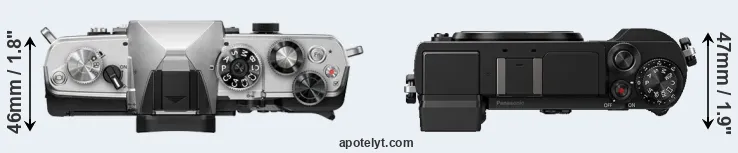 Compare OM-3 versus GX9 top
