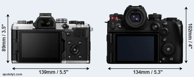 Comparison OM-3 or S1 II rear