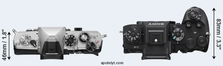 Compare OM-3 versus A1 II top