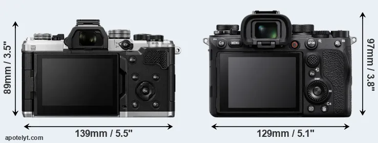 Comparison OM-3 or A1 rear