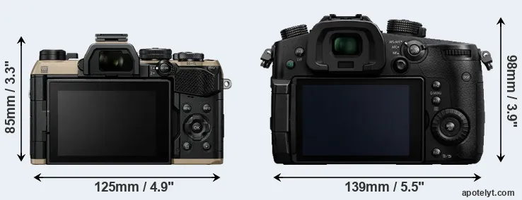Comparison OM-5 II or GH5 rear