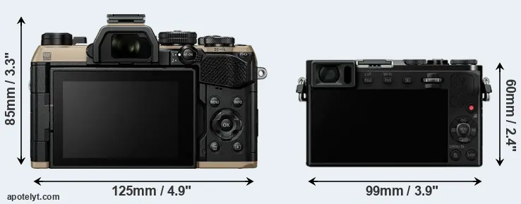 Comparison OM-5 II or GM5 rear