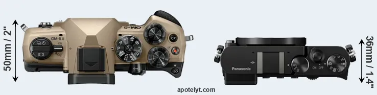Compare OM-5 II versus GM5 top