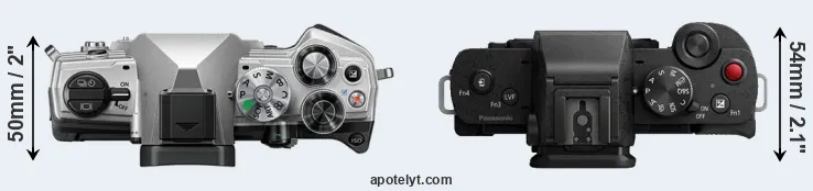 Compare OM-5 versus G100 top
