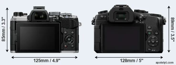 Comparison OM-5 or G85 rear