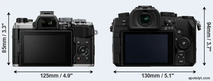 Comparison OM-5 or G95 rear