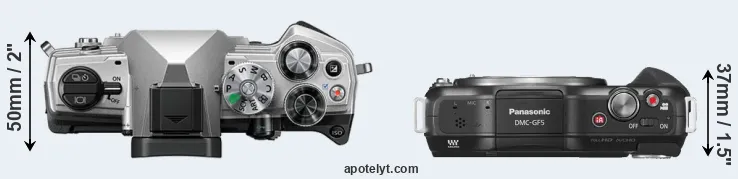 Compare OM-5 versus GF5 top