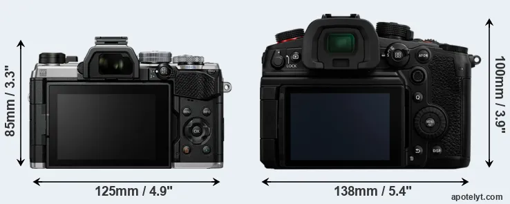 Comparison OM-5 or GH7 rear