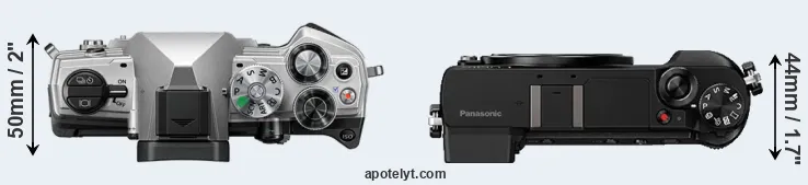 Compare OM-5 versus GX80 top