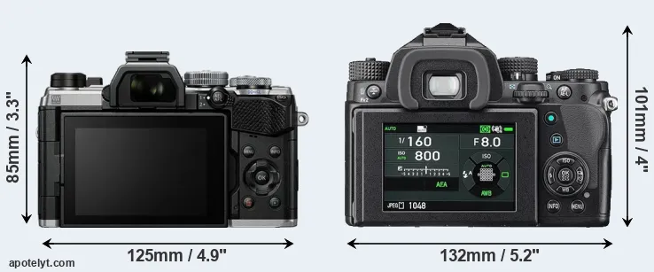 Comparison OM-5 or KP rear