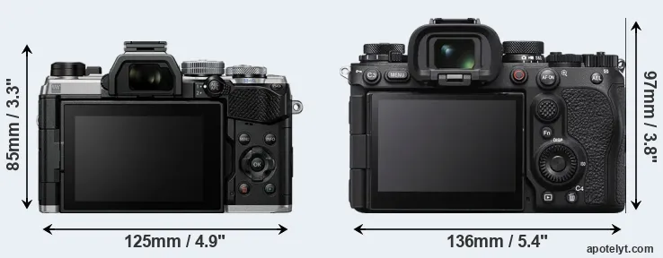 Comparison OM-5 or A1 II rear