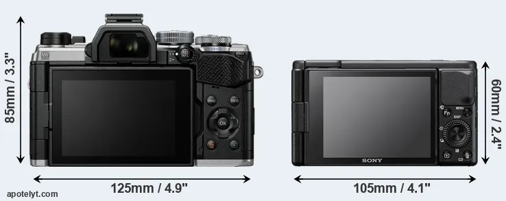 Comparison OM-5 or ZV-1 rear