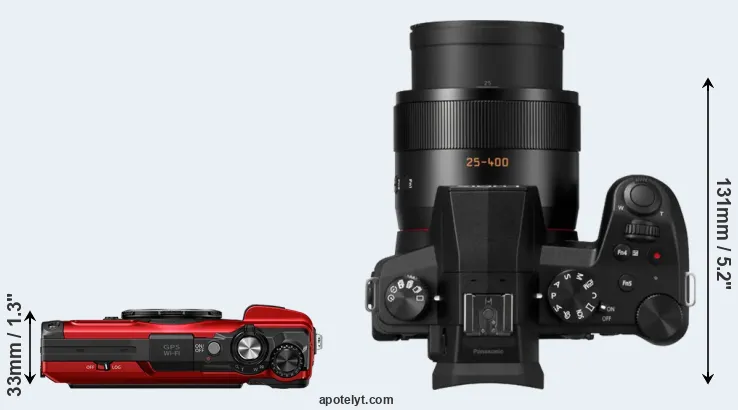 Compare TG-7 versus FZ1000 II top