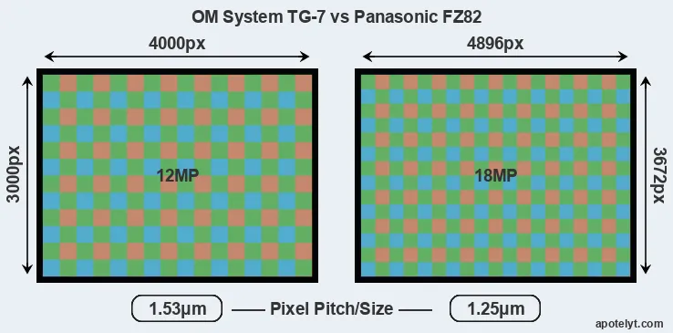 TG-7 versus FZ82 MP