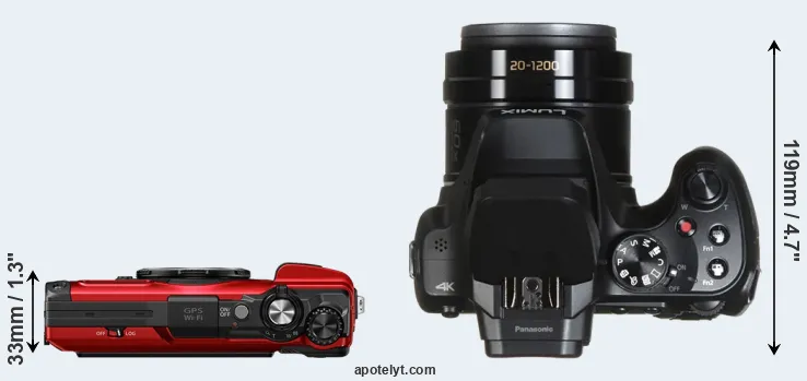 Compare TG-7 versus FZ82 top