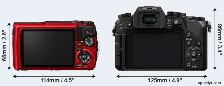 Comparison TG-7 or G7 rear
