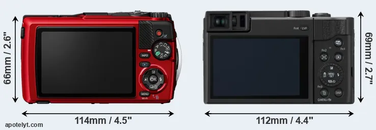 Comparison TG-7 or ZS80 rear