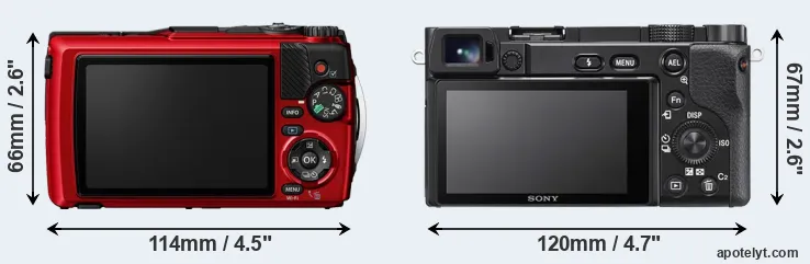 Comparison TG-7 or A6100 rear