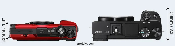 Compare TG-7 versus A6100 top
