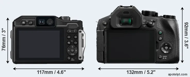 Comparison FT7 or FZ300 rear