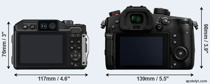 Comparison FT7 or GH5 II rear
