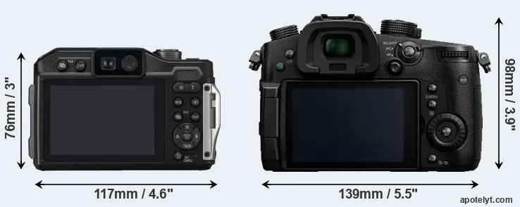 Comparison FT7 or GH5 rear