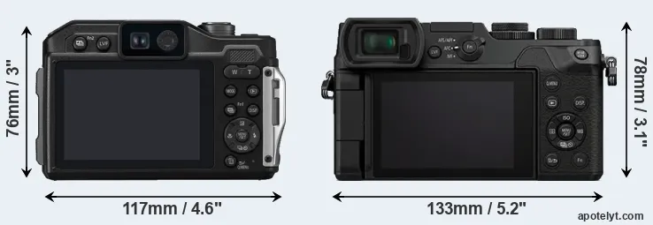 Comparison FT7 or GX8 rear