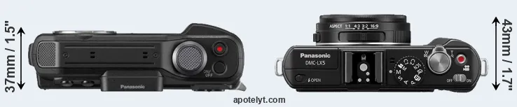 Compare FT7 versus LX5 top