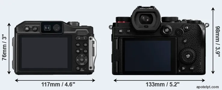 Comparison FT7 or S5 rear