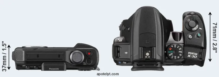 Compare FT7 versus K-30 top