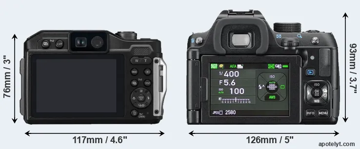 Comparison FT7 or K-70 rear