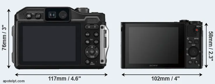 Comparison FT7 or HX90V rear