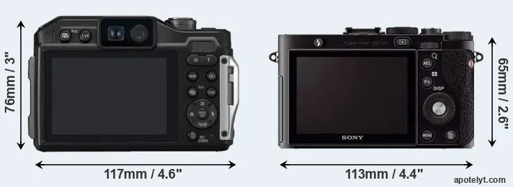 Comparison FT7 or RX1 rear