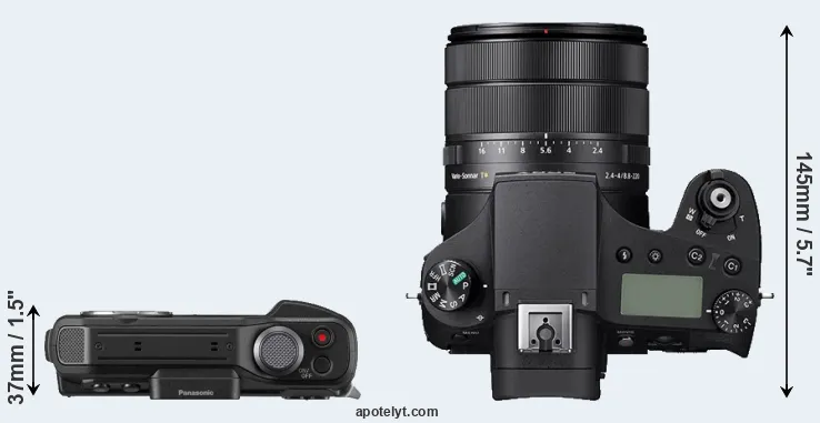 Compare FT7 versus RX10 IV top