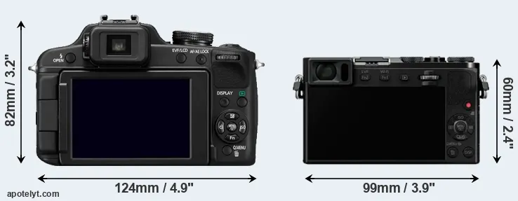 Comparison FZ100 or GM5 rear