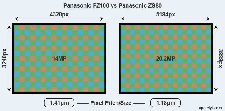FZ100 versus ZS80 MP