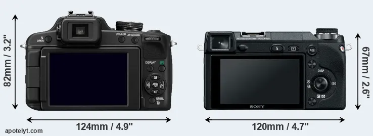 Comparison FZ100 or NEX-6 rear