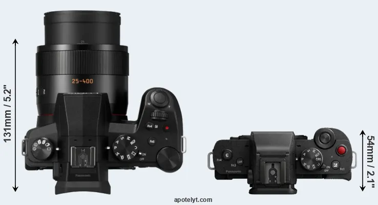Compare FZ1000 II versus G100 top