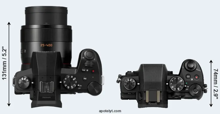 Compare FZ1000 II versus G85 top