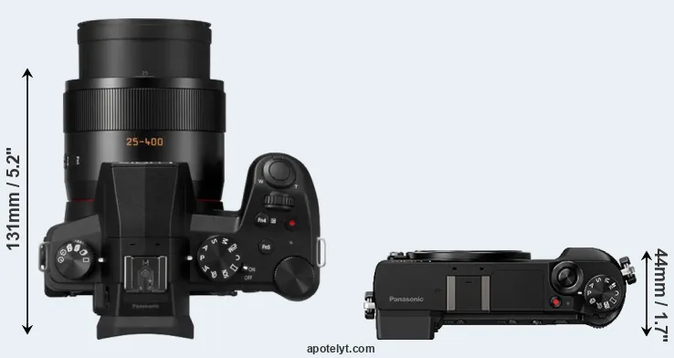 Compare FZ1000 II versus GX80 top