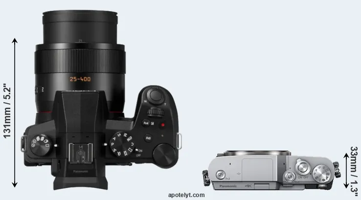 Compare FZ1000 II versus GX800 top