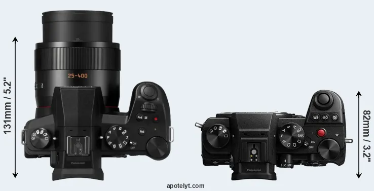Compare FZ1000 II versus S5 top