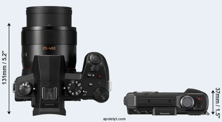 Compare FZ1000 II versus TS7 top