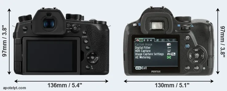 Comparison FZ1000 II or K-500 rear