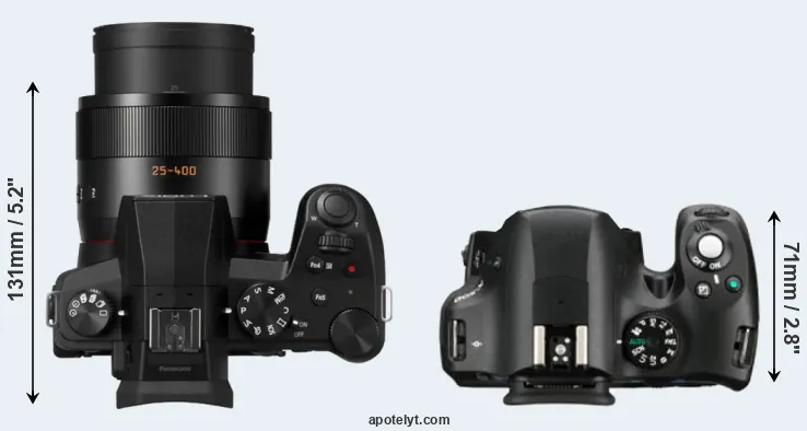 Compare FZ1000 II versus K-500 top