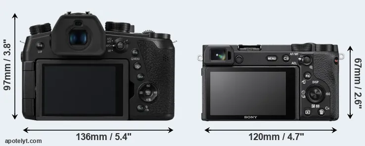 Comparison FZ1000 II or A6600 rear