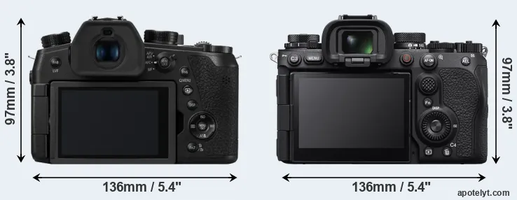 Comparison FZ1000 II or A9 III rear