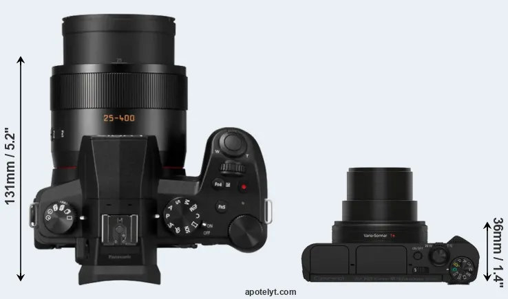 Compare FZ1000 II versus HX80 top