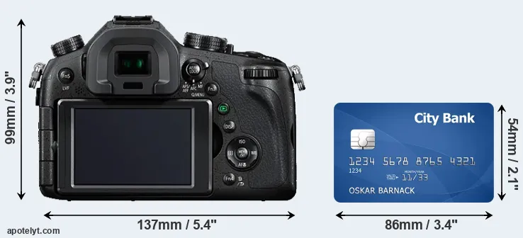 FZ1000 and credit card rear side