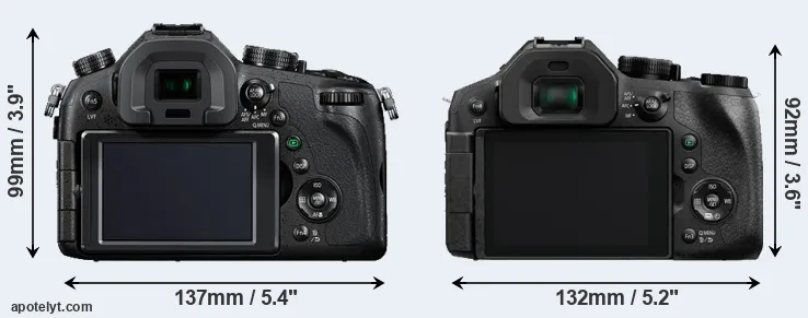 Comparison FZ1000 or FZ330 rear